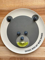 Red Rover 20050 Bamboo Animal Plates, Set of 4, Multi, Medium