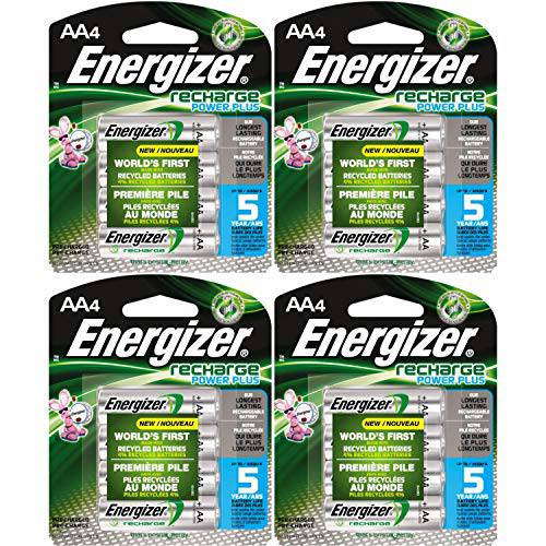 Energizer Rechargeable AA Batteries (4 Pack), Double A Batteries - Zecoya