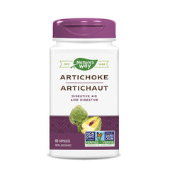 Nature's Way Artichoke Herbal Supplement – Used in Herbal Medicine to Help Relieve Digestive Disturbances/Dyspepsia – 300 mg Artichoke & 150 mg Milk Thistle – Non-GMO, Vegetarian – 60 Capsules