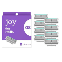 Joy Five-Bladed Women’s Razor Refills, 8 Counts