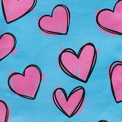 Itzy Ritzy Reusable Snack Bag - 7" x 7" BPA-Free Snack Bag is Food Safe, Washable and Ideal for Storing Snacks, Pacifiers, Electronics and Makeup in a Diaper Bag, Purse or Travel Bag, Hearts