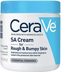 Cerave SA Cream | 19 oz | Renewing Salicylic Acid Body Cream for Rough & Bumpy Skin | Fragrance Free