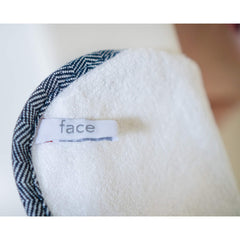 Juddlies - Bamboo 3 Pack Washcloths - White & Driftwood Grey - Newborn Baby Infant Toddler Unisex