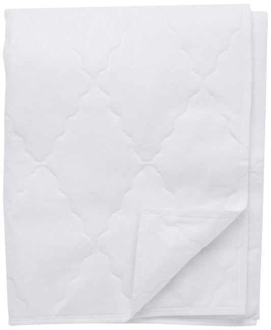 Babydoll Bedding Porta Crib Waterproof Flat Mattress Protector - Size: 24"x38", White
