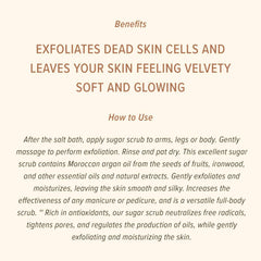 Bio Creative Lab Spa Sugar Scrub, Milk Honey and White Chocolate, 16 Ounce