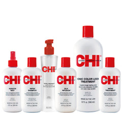 CHI Infra Thermal Protective Treatment, Hair Serum For Protecting Color & Adding Superior Shine & Softness, Hydrating Formula, Sulfate-free, 32 Oz