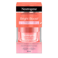Neutrogena Bright Boost Overnight Recovery Gel Face Night Cream with Vitamin C for a Brighter, more Even Skin Tone, 50mL
