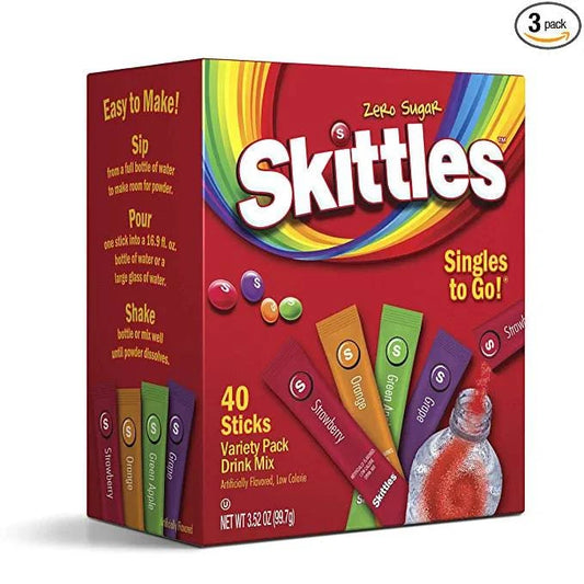 Skittles Singles to Go Drink Mix 40 count