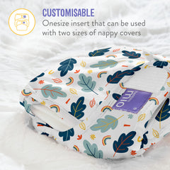 Bambino Mio, mioduo two-piece cloth diaper, magical moon, size 1 (<21 lbs)