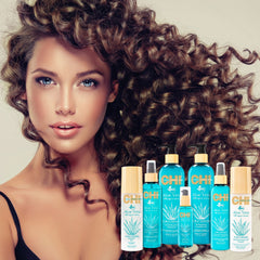 Chi Aloe Vera Curl Enhancing Shampoo, Gently Cleanses & Increases Moisture For Curly Hair, Sulfate, Paraben, & Cruelty-Free, 11.5 Oz