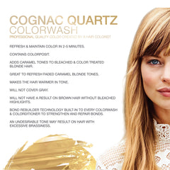 Celeb Luxury Gem Lites Cognac Quartz Colorwash, Color Depositing Shampoo with Bondfix Bond Rebuilder, Semi Permanent Hair Colour, Vegan Hair Dye, Maintains and Refreshes Medium Brown Brunette Tones