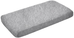Amazon Basics Heather Cotton Jersey Fitted Baby Crib Sheet - Light Grey