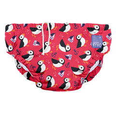 Bambino Mio, reusable swim diaper, puffin parade, large (1-2 years)