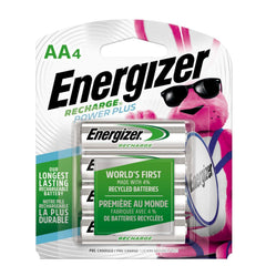 Energizer Rechargeable AA Batteries (4 Pack), Double A Batteries - Zecoya