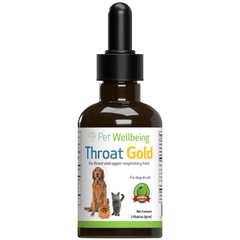 Throat Gold - Soothes Throat Irritation in Dogs - Pet WellBeing