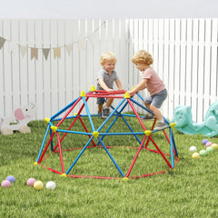 6 FT Climbing Dome Geometric Jungle Gym w/ Rust and UV-Resistant Steel, Up to 396 lbs, for 1-4 Children Aged 3-8 Years
