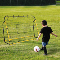 6' x 4' Soccer Rebounder, Soccer Goal with 5 Angle Adjustable
