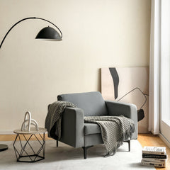 3 Seat Modular Sofa, 94.5 in Wide with an 85 in Seat, 1980 lb Capacity and Arm Magazine Pocket, Grey
