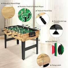 10-in-1 Multi Combo Game Table Set for Home