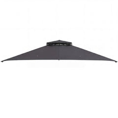 10 x 12 Feet Gazebo Replacement Top with Air Vent and Drainage Holes-Gray