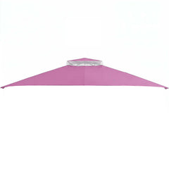 10 x 12 Feet Gazebo Replacement Top with Air Vent and Drainage Holes-Pink