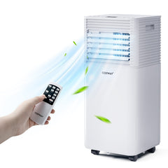 10000 BTU Air Cooler with Fan and Dehumidifier Mode, White, Self-Evaporating, 350 sq ft