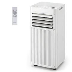10000 BTU Portable AC with Sleep Mode and Window Kit Cools 450 Sq.Ft-White