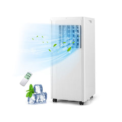 10000 BTU Portable Air Conditioner with 24H Timer, R32, Cools up to 350 sq ft, 46 dB