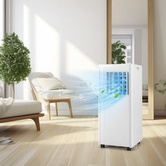 10000 BTU Portable Air Conditioner with 24H Timer, R32, Cools up to 350 sq ft, 46 dB