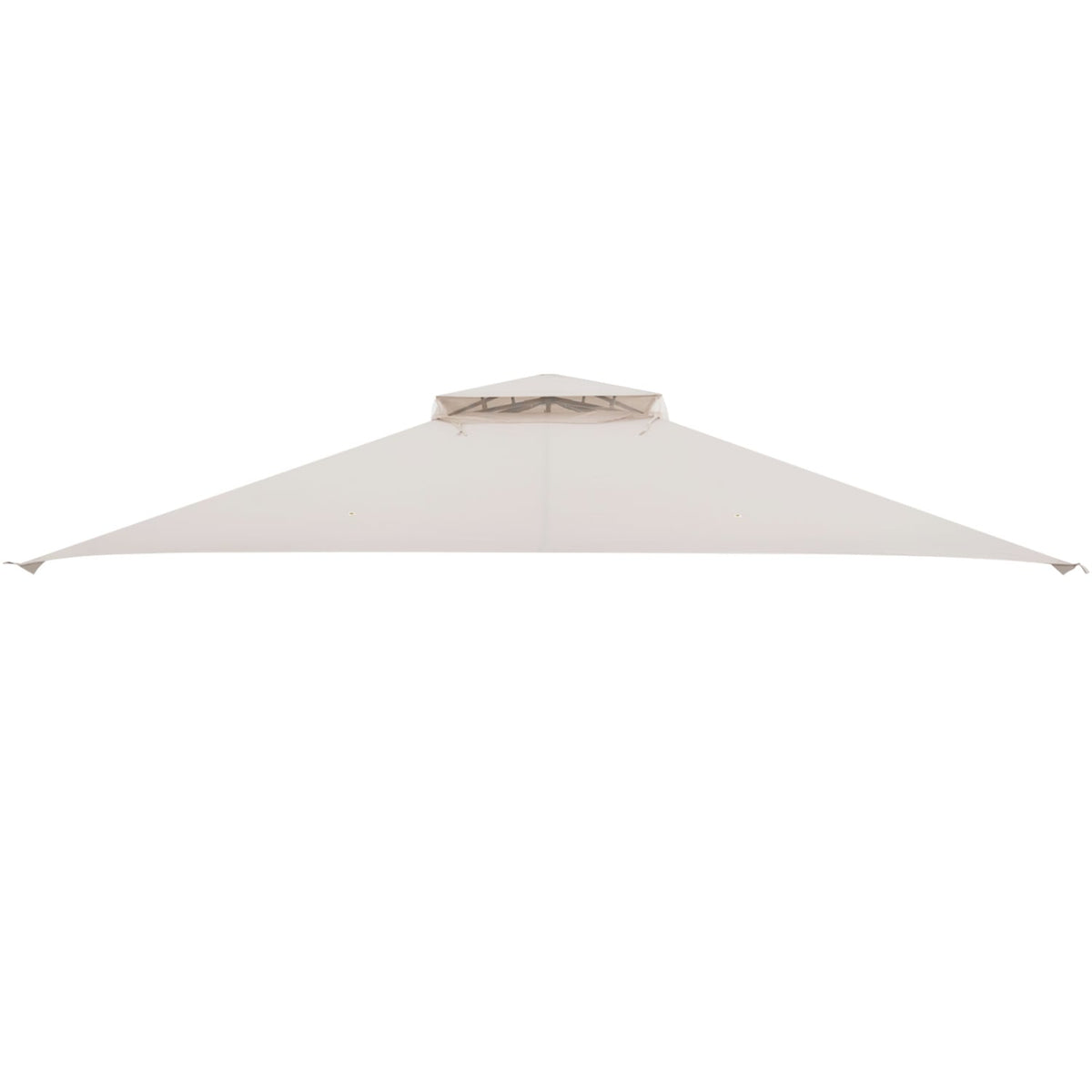 10 x 12 Feet Gazebo Replacement Top with Air Vent and Drainage Holes-Beige
