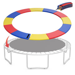 12 Feet Trampoline Pad Replacement Safety Pad with Fixing Straps (Multicolor)