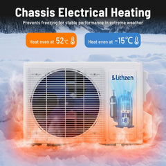 12000 BTU 18.1 SEER2 115V Mini Split Air Conditioner Works with Alexa