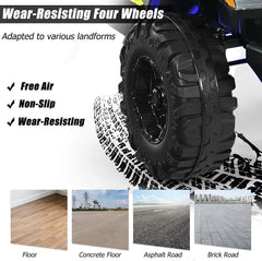 12V Kids 2 Seater Ride On Truck with Camouflage Graphics, 2.4G Remote, 3 Speeds and 17 in Bench, 77 lb