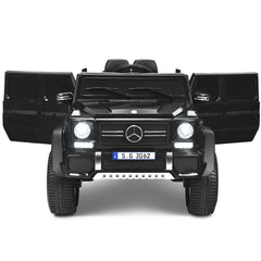 12V Licensed Mercedes-Benz Maybach Kids Ride On Car with Four Wheel Springs, 2.4G Remote and Door Locks, 66 lb, Black
