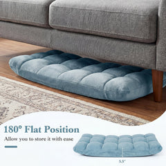 14-Position Adjustable Cushioned Floor Chair-Green