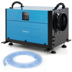155 Pint Crawl Space Dehumidifier, CSA Certified, 20 to 90% Humidity Range, Remote Panel, Blue