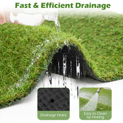 15 x 7 Feet Artificial Turf Rug with Low 0.75 inch Pile Height