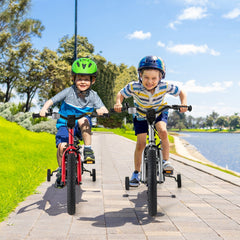 16 Inch Kids Bike with Handbrake, Coaster Brake and Bell, Red