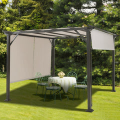 16 ft x 4 ft 2Pcs Universal Replacement Canopy for Pergola Structure Sun Awning
