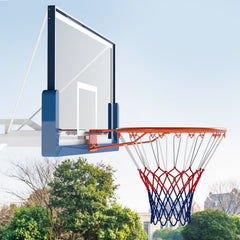 18 inches Basketball Rim Heavy Duty Wall Mounted Basketball Rim Goal Replacement-Orange