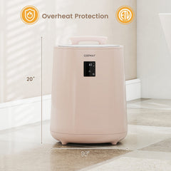 18L Large Towel Warmer with LED Display and Auto Shut off-Pink