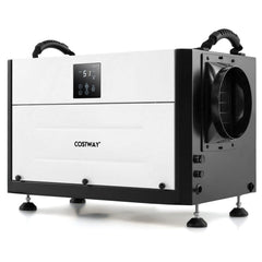 192 Pint Crawl Space Dehumidifier, CSA Certified, Wall Mount Panel, 20 to 90% Range, White