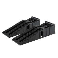2-Pack 6.4 inches Car Ramps 22000 Lbs GVW Capacity Portable Vehicle Service Ramps-Black