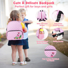 2 Pieces Kid Luggage Set with Spinner Wheels and Aluminum Handle-White & Pink