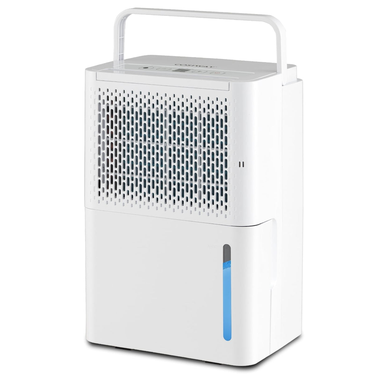 32 Pint Dehumidifier for 2000 Sq Ft, 8 Pints DOE, 38.6 dB, 5 Button Panel, ETL and DOE, White