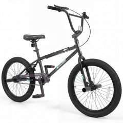 20 Inch Trick Bicycle with 270 Degree Handlebar and 4 Pegs, Black