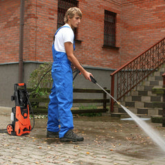 2150PSI Electric Pressure Washer 1.2GPM with 4 Quick Connect Nozzles and Foam Cannon-Orange