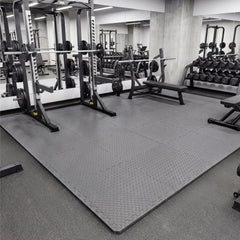 24Tiles 1/2 inches Puzzle Exercise Floor Mats-Gray