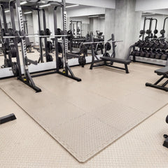 24Tiles 1/2 inches Puzzle Exercise Floor Mats-Beige