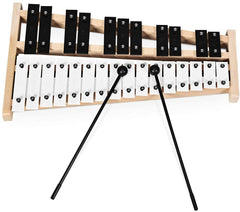 27 Note Glockenspiel Xylophone with 2 Rubber Mallets [Best Seller in the US]